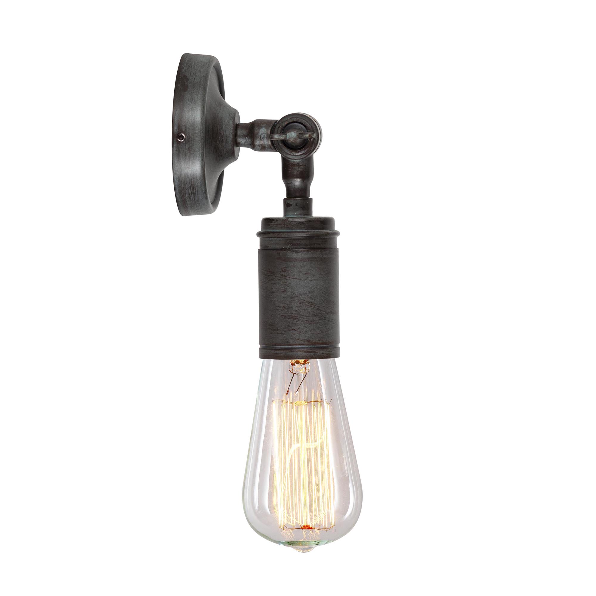 Emeli wandlamp antiek koper groen Emeli wandlamp antiek koper groen